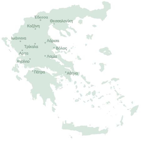 Χάρτης υπεραστικών προορισμών